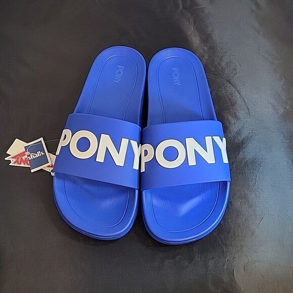 BRAND NEW PONY SUMMER SLIP ON SLIDE S MEN'S SANDAL - Picture 3 of 14